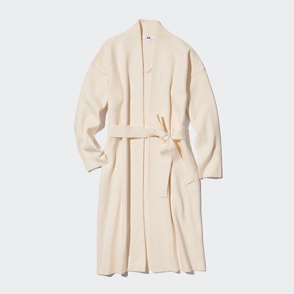 Uni Qlo | Cream Cardigan with Wrap Size Small